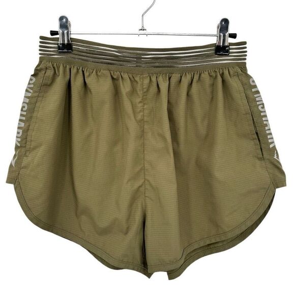 Gymshark Athletic Shorts Green Small - Picture 1 of 5